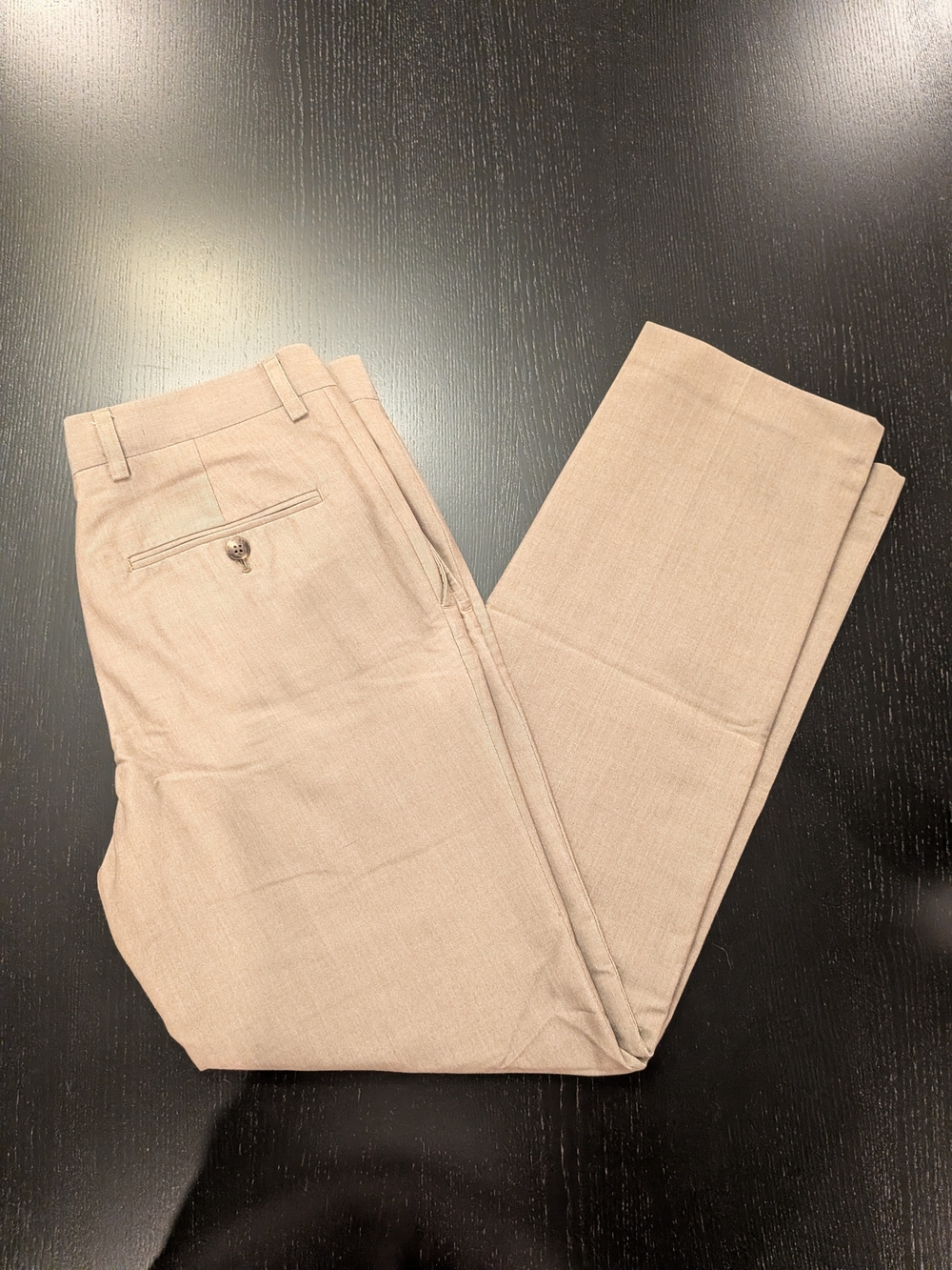 Men's Classic Dress Pants in Beige